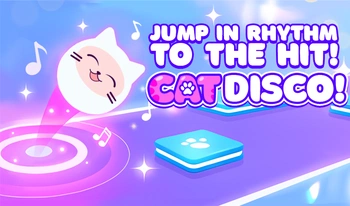 jump in rhythm to the hit! cat disco!